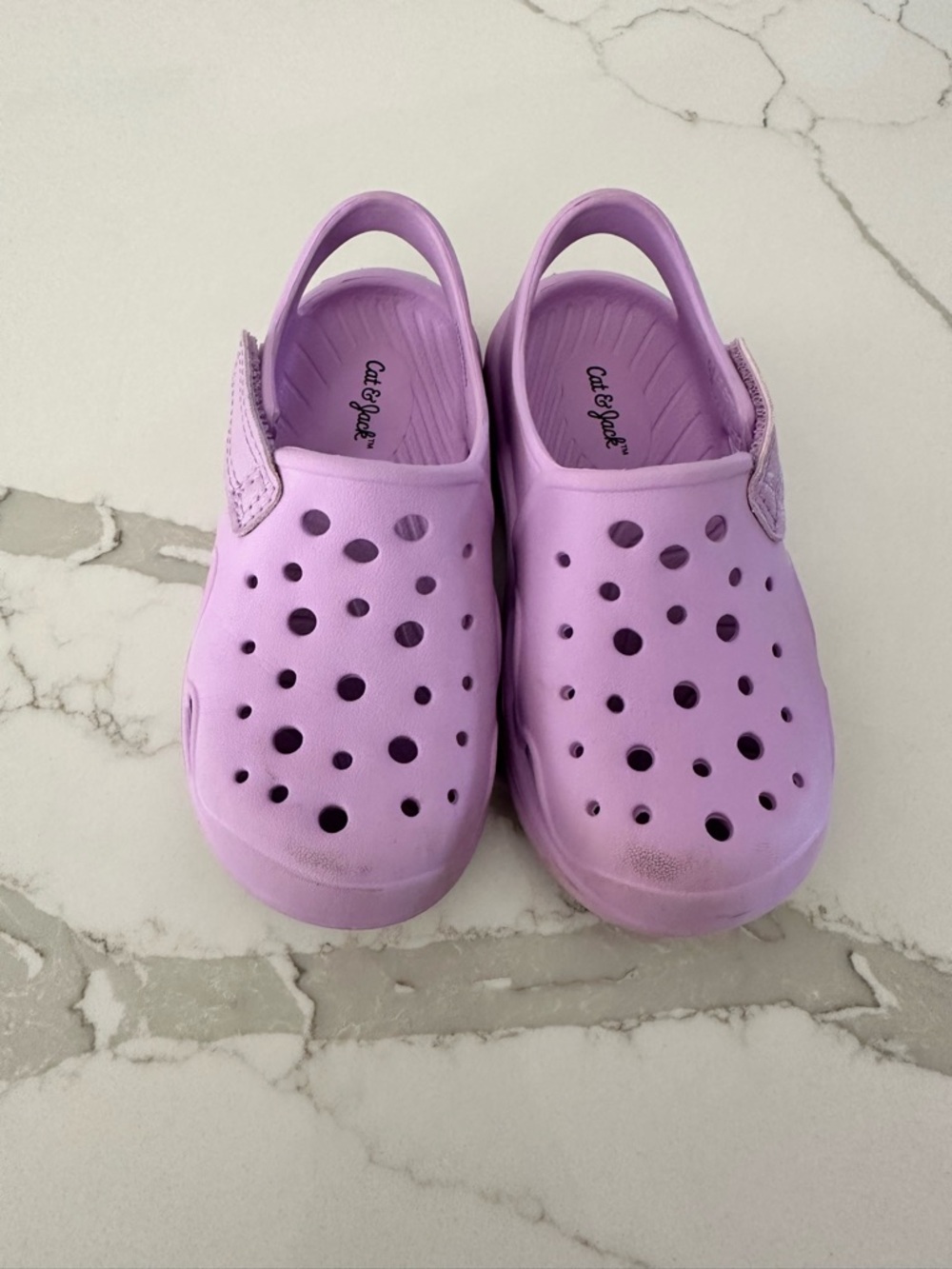 Cat & Jack Lilac Slip-On Clog Sandals for Kids